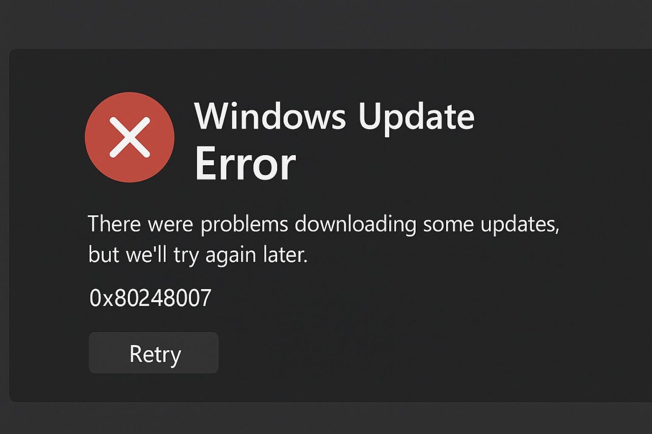Windows Updateで「0x80248007」エラーが発生した場合の対処法 Windows Updateで「0x80248007」エラーが発生した場合の対処法