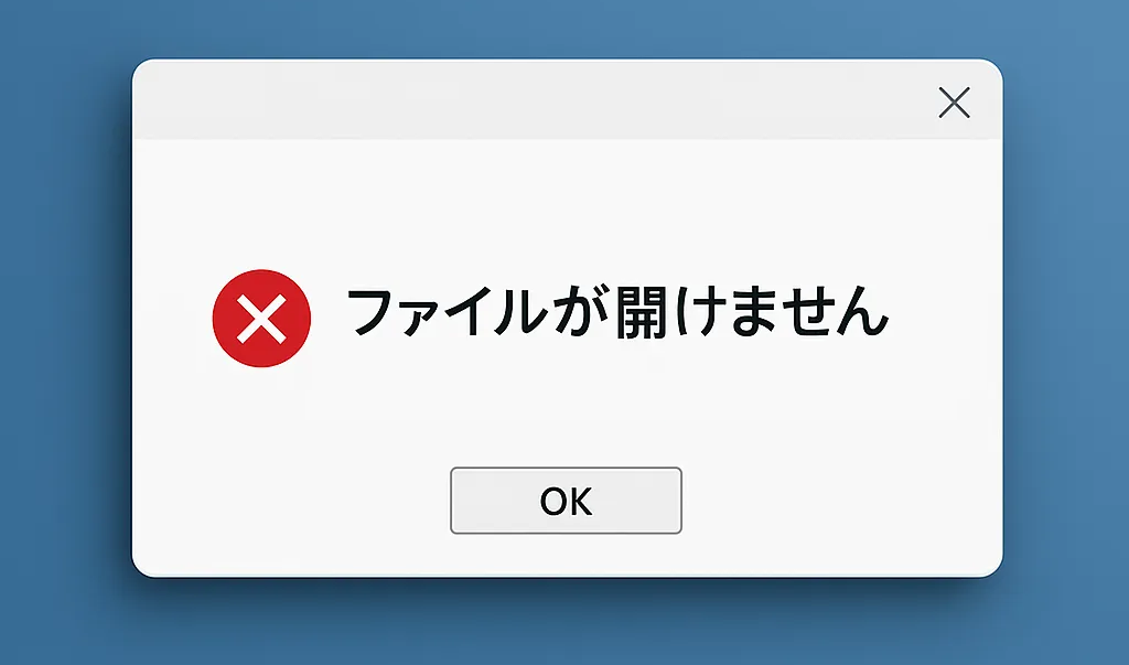 ファイルが開けないときの原因と対処法を徹底解説