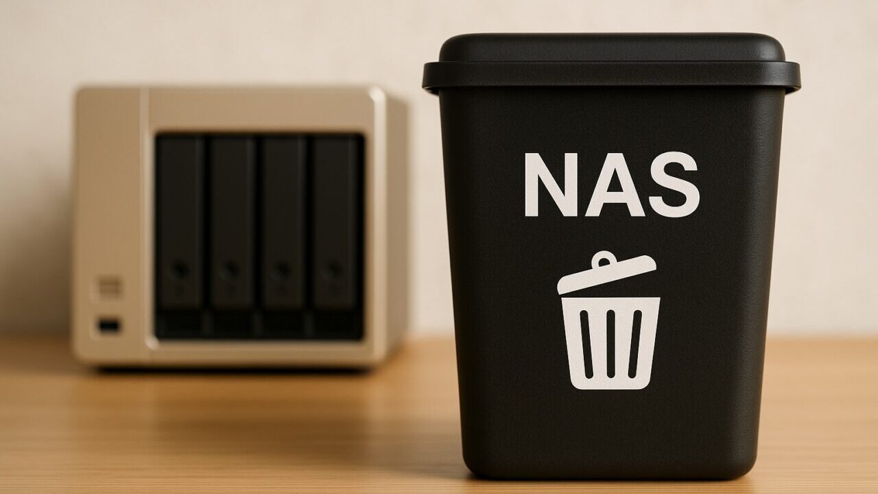 NASのtrashbox（ゴミ箱）から削除データを復元する方法