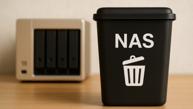 NASのtrashbox（ゴミ箱）から削除データを復元する方法