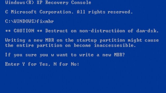 Windows XPでMBRを修復する方法｜起動しない原因と対処法を解説