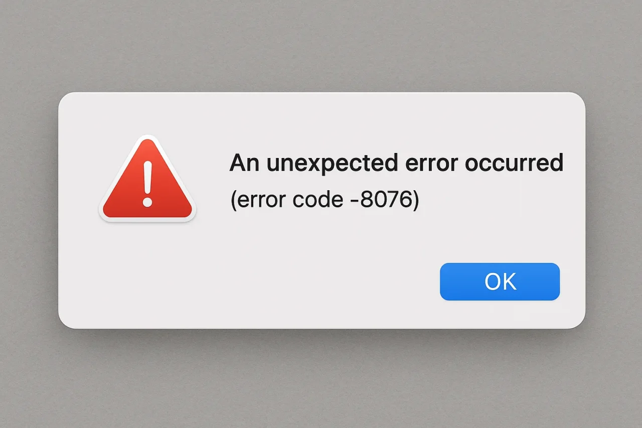 Mac】エラーコード8076が出る原因と対処法を徹底解説｜データ復旧 国内