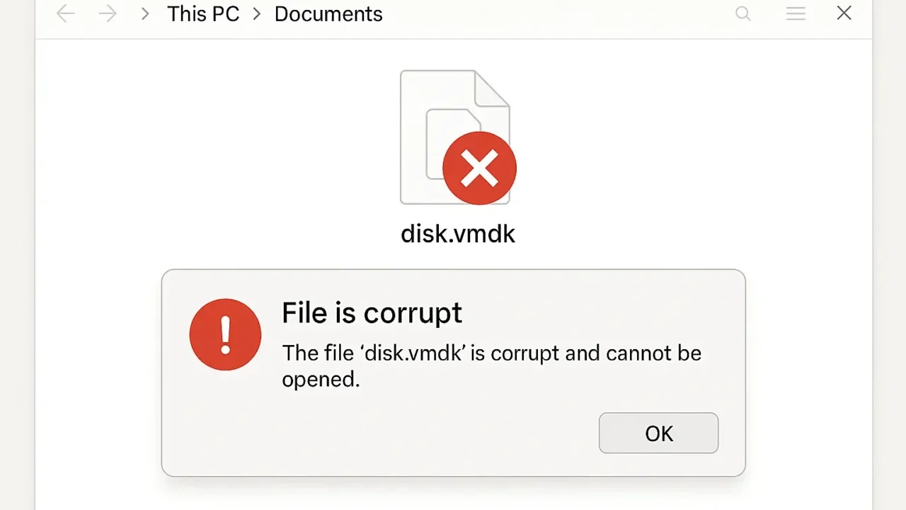 .vmdkファイルが壊れた？仮想ディスクの修復方法を徹底解説
