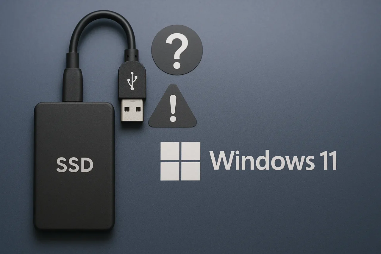 外付けSSDがWindows 11で認識しない原因と対処法｜データ復旧