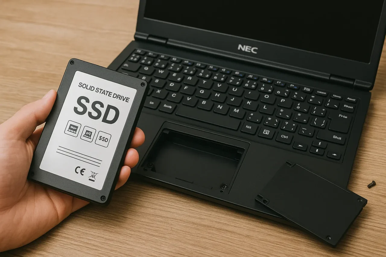 NECノートパソコンのSSD交換（換装）手順｜データ復旧 国内売上