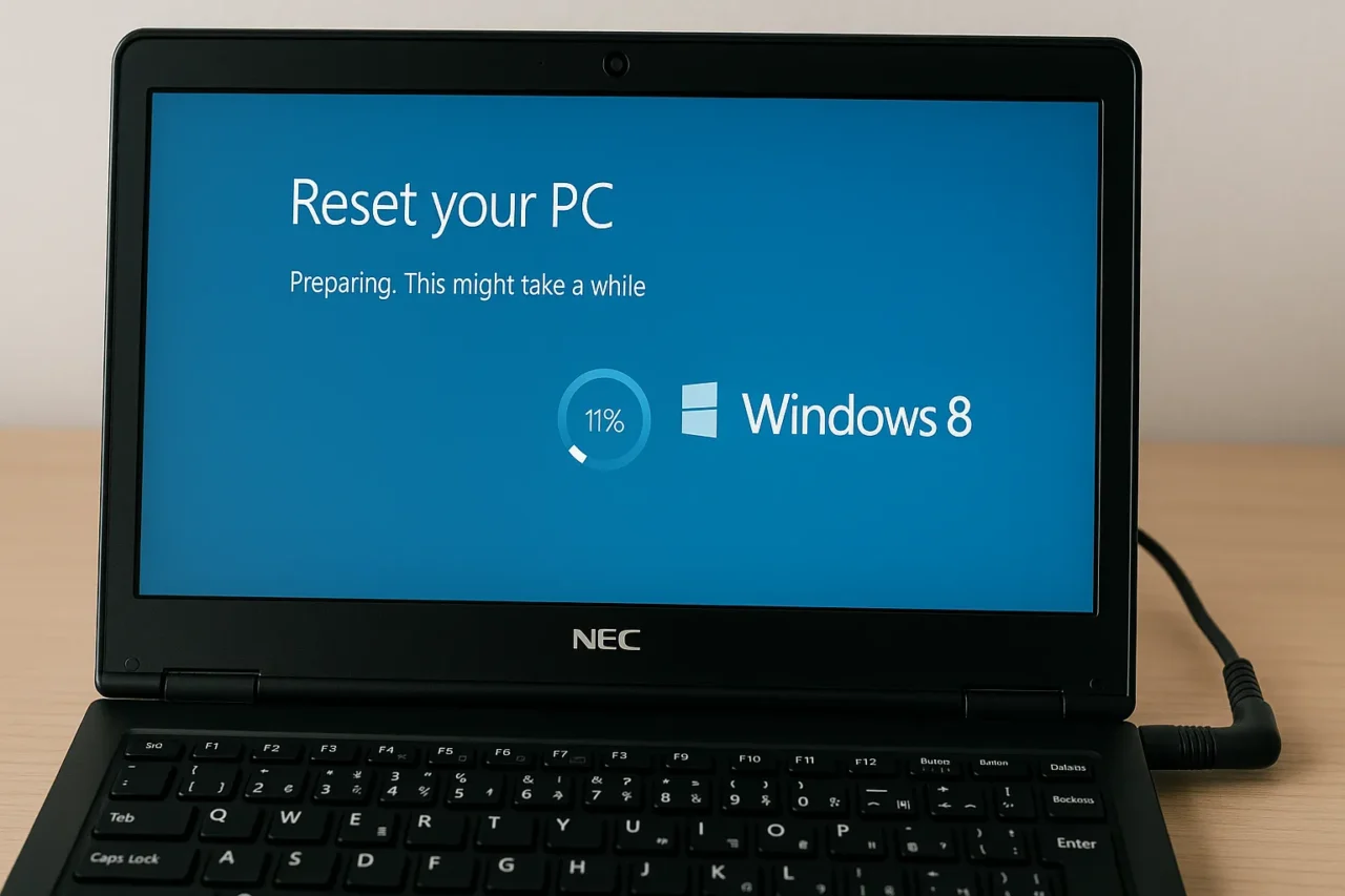 NECパソコン（Windows8）の初期化方法と再セットアップ手順｜データ