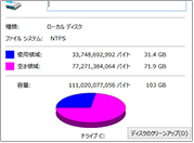 SSDの容量が機器に書いてある容量より少ない