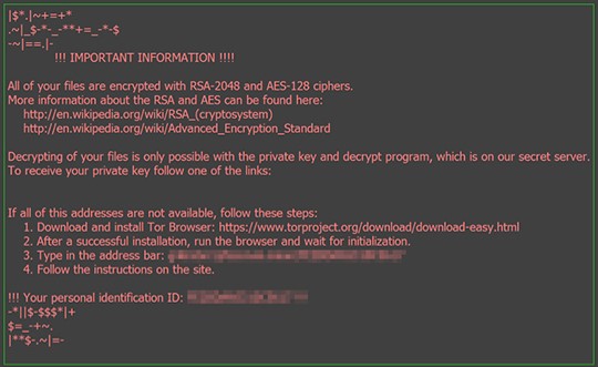 ランサムウェア(locky)