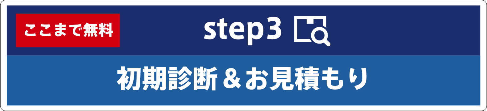 初期診断・お見積もり